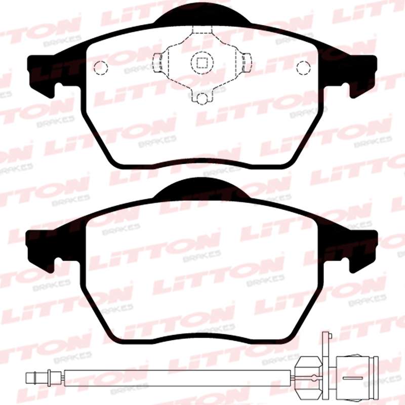 LITTON PASTILLAS FRENO DEL. AUDI A4 A6 QUATTRO VW PASSAT 1.6- 1.8- 1.9TDI- 2.0- 2.3 VR5- 2.5 TDI- 2.8 