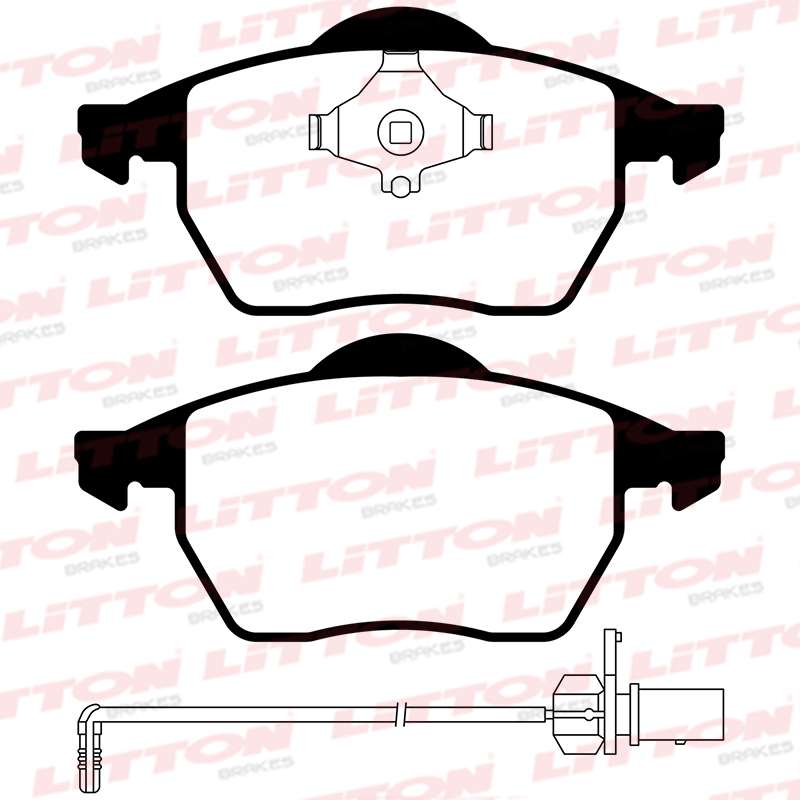 LITTON PASTILLAS FRENO DEL. AUDI A4 2.4I- 2.5 TDI QUATTRO A4 BERLINA 1.6I- 1.9 TDI. 2.0I A6 BERLINA-AVANT (4B.C5) SEAT ALHAMBRA VW GOLF IV PASSAT 1.6- 1.8- 1.9 TDI- 2.0- 2.3 VR5- 2.5 TDI- 2.8 V6 PASSAT BERLINA-VARIANT (3B5) 1.6- 1.8 - 1.9 TDI SHARAN 