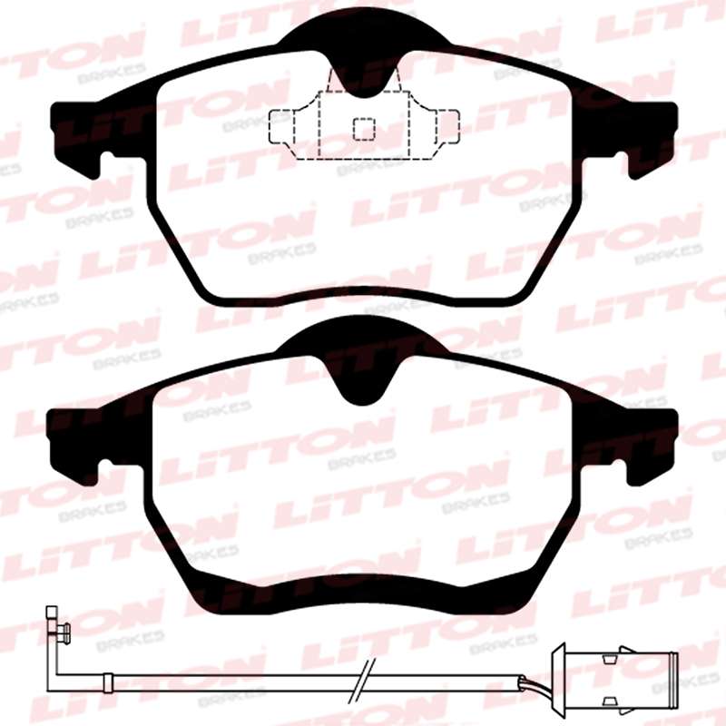 LITTON PASTILLAS FRENO DEL. AUDI A6-A8-S6- S8 QUATTRO CHEVROLET VECTRA 2.0 - 2.5 CALIBRA 2.0I 16V 4X4- TURBO 2.5 V6 VW PASSAT 99/