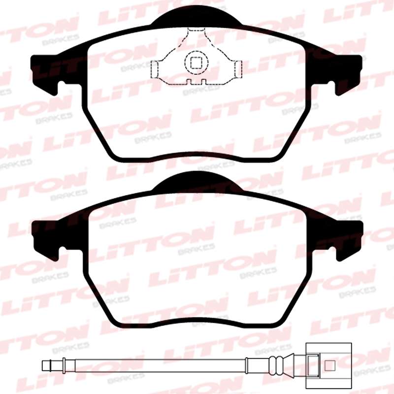 LITTON PASTILLAS FRENO DEL. AUDI A3 1.8I T- 1.9 TDI TT QUATTRO 1.8 T SEAT LEON 1.9 TDI- 2.8 TOLEDO 1.8 20V SPORT- 1.9 TDI- 2.3 VW BEETLE BORA 1.8 T- 2.3 V5- 2.8 V6 GOLF IV 1.8 I- 1.9- 2.3- 2.8 NEW BEETLE 1.8 - 2.3 - 3.2 99/