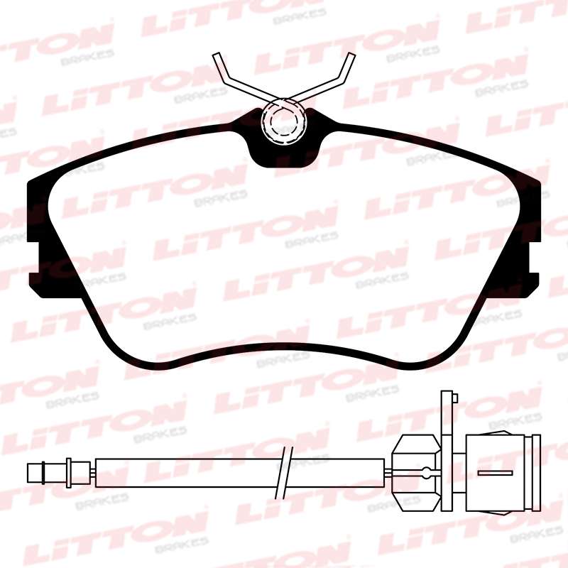 LITTON PASTILLAS FRENO DEL. VW CARAVELLE T4 TRANSPORTER IV 1.9- 2.0- 2.4 90/