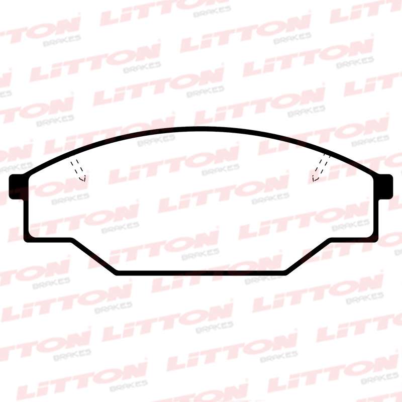 LITTON PASTILLAS FRENO DEL. TOYOTA HIACE 1.8- 2.0- 2.2D- 2.4D HILUX 1.8 4X2 - 4X4 SPACE CRUISER VW TARO 1.8 - 2.2 - 2.4 