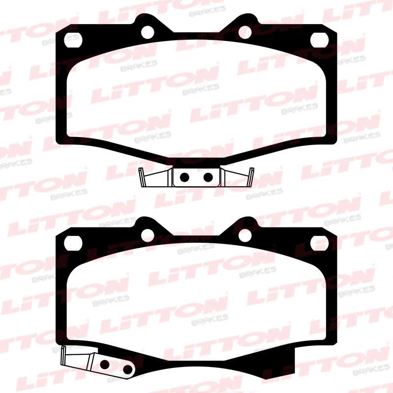 LITTON PASTILLAS FRENO DEL. TOYOTA 4 RUNNER HILUX 4X4 / SW4- 1 TON 4X4 LAND CRUISER TACOMA VW TARO 4X4   2.5 D 