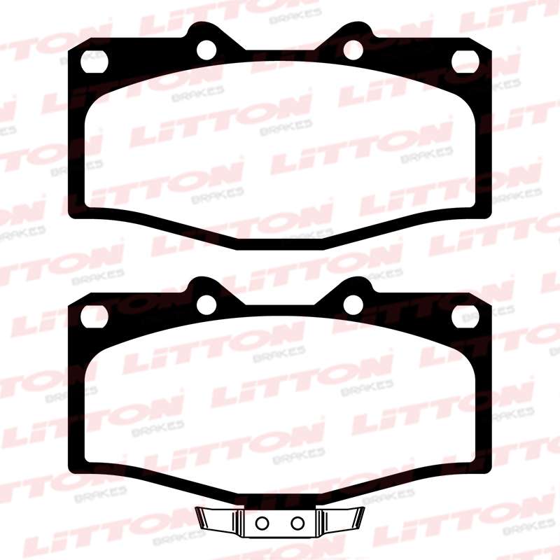 LITTON PASTILLAS FRENO TOYOTA HILUX 2.4D 4WD 94>  (POSICION 0217B)