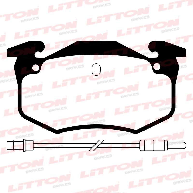LITTON PASTILLAS FRENO P 306 - CLIO -R 19- MEGANE COUPE  /TRASERA (POSICION 0193C)