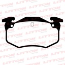 [38852NA.0500] LITTON PASTILLAS FRENO TRAS. CITROEN SAXO XSARA ZX PEUGEOT 106 1.6 - 1.9 205 206 1.6 16V - 2.0 HDI 306 1.8 - 2.0 16V- 309 RENAULT CLIO 1.6 16V MEGANE COUPE 2.0 16V R19 CHAMADE 1.7 GTX R19 IMPORTADO 93/94 SCENIC 2.0 