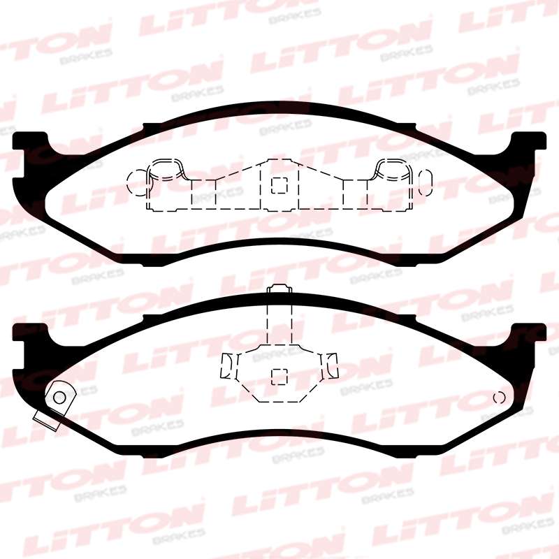 LITTON PASTILLAS FRENO JEEP GRAND CHEROKE 97/99 (POSICION 0485)
