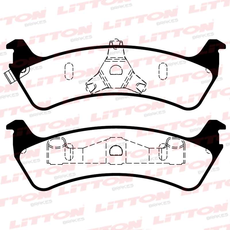 LITTON PASTILLAS FRENO EXPLORER 95/96 - MERCURI TRASERA (PD/410 FRASLE)
