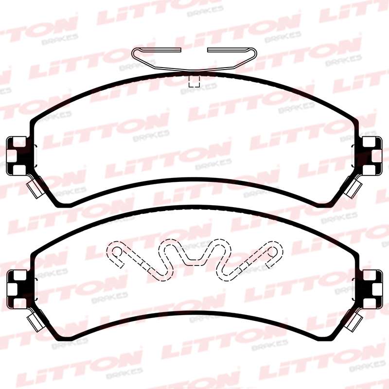 LITTON PASTILLAS FRENO DEL. CHEVROLET BLAZER 4X4 JIMMY S10 4X4 