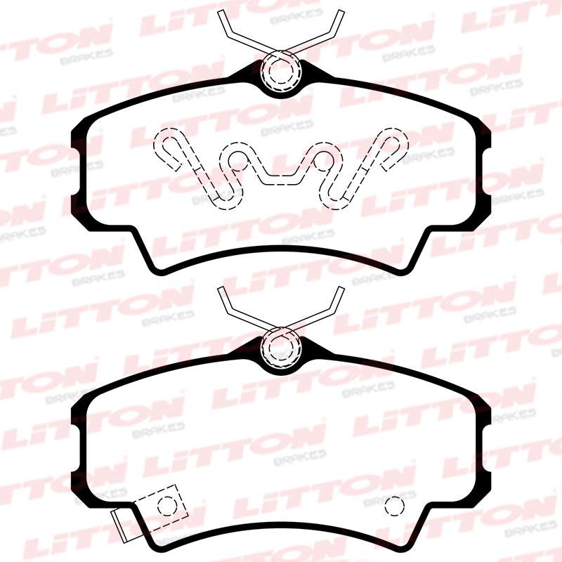 LITTON PASTILLAS FRENO DEL. HONDA CIVIC 1.6 16V EX - LX - LXB 99/01
