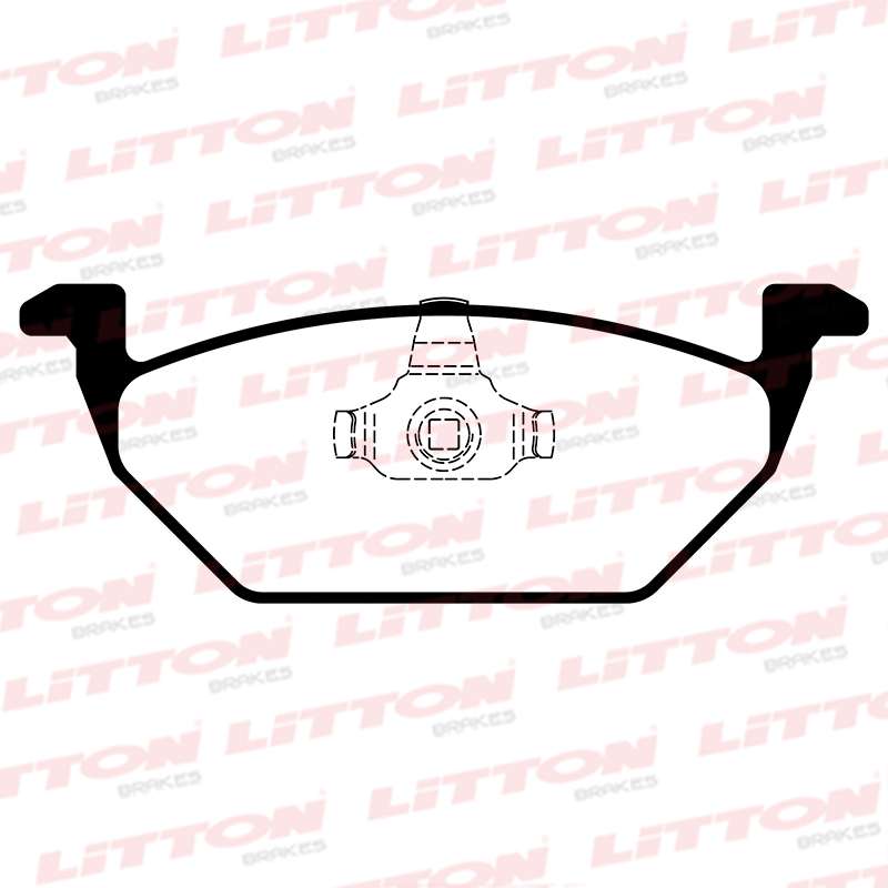 LITTON PASTILLAS FRENO DEL. AUDI A3 TT SEAT CORDOBA LEON VW BORA 2.0 CROSSFOX 1.6 FOX 1.0-1.6 GOLF NEW BEETLE POLO 1.0 16V - 1.6 SPACEFOX SURAN UP 1.0 