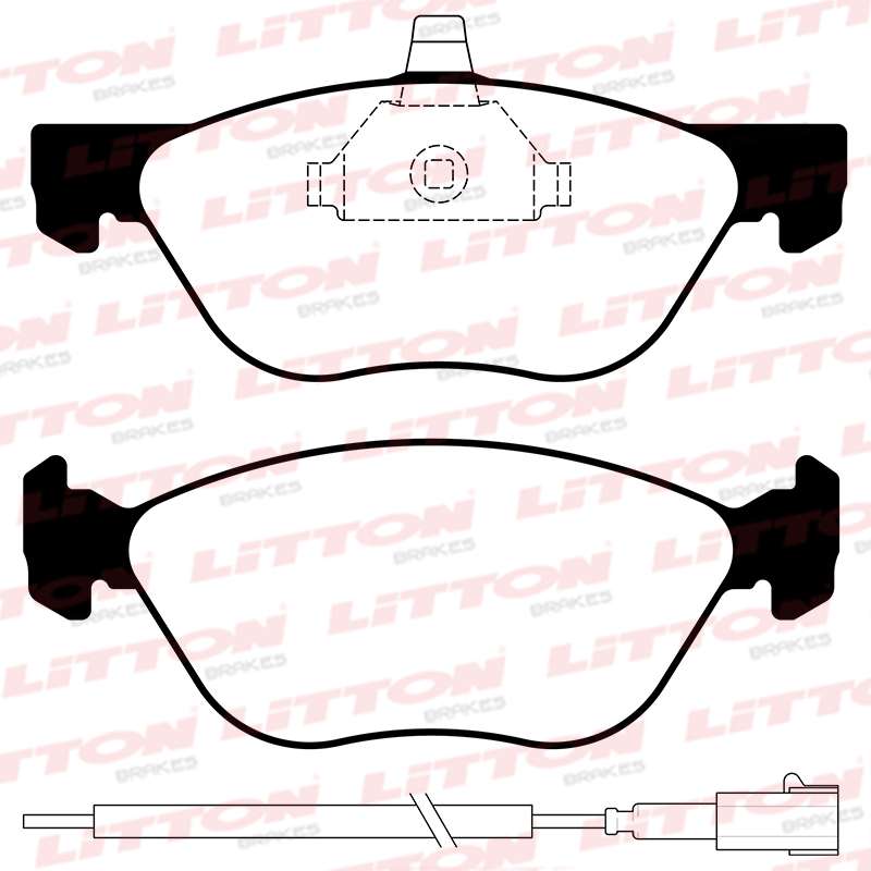 LITTON PASTILLAS FRENO DEL. ALFA ROMEO 166 FIAT DOBLO IDEA 1.8 LINEA 1.4- 1.9 STRADA ADVENTURE 