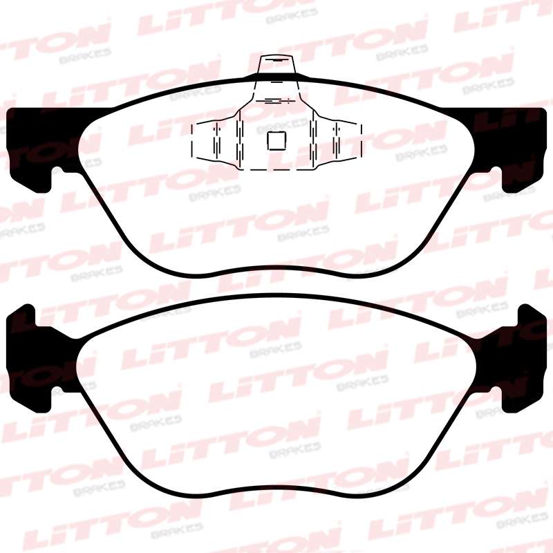LITTON PASTILLAS FRENO PALIO ADVENTURE- MAREA-BRAVO-BRAVA (PD/66 FRASLE) (POSICION 0989B)