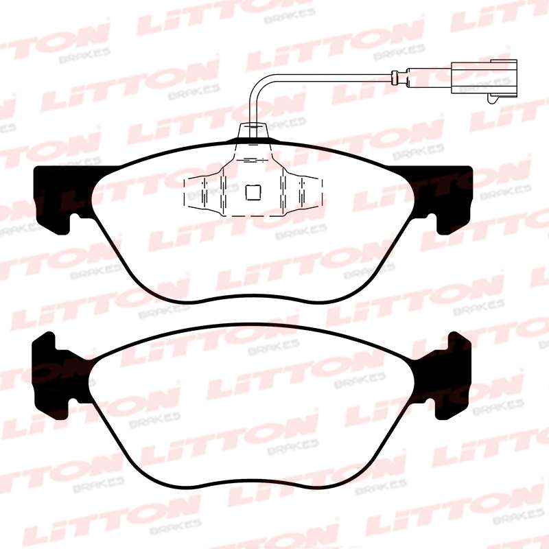 LITTON PASTILLAS FRENO UNO WAY- FIORUNO-BRAVO 1.8 16V  (POSICION 1065)