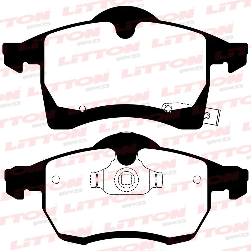 LITTON PASTILLAS FRENO DEL. CHEVROLET ASTRA 1.4-1.6-1.8-2.0-2.0D MERIVA 1.4 VECTRA 2.4- 2.0 ZAFIRA 1.6 - 1.8 - 2.0 8V/16V 