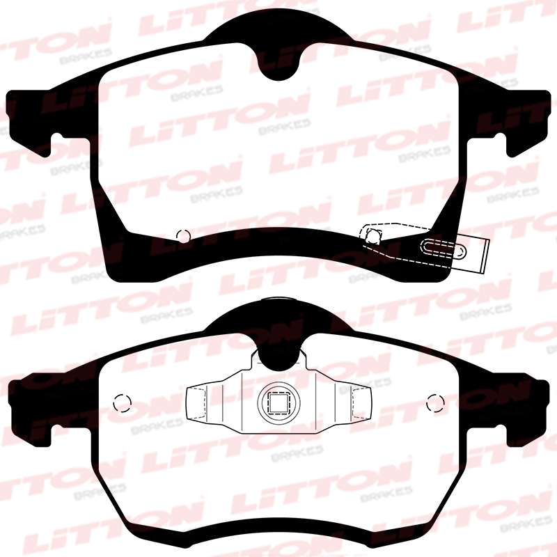 LITTON PASTILLAS FRENO DEL. CHEVROLET ASTRA MERIVA ZAFIRA 2.0 8V/16V VECTRA 2.4 16V 