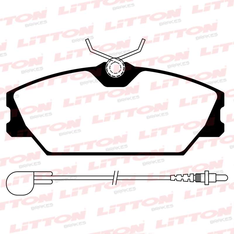 LITTON PASTILLAS FRENO DEL. PEUGEOT 306 2.0 16V GTI RENAULT CLIO II ESPACE LAGUNA I MEGANE II 2.0I 16V R19 R5 