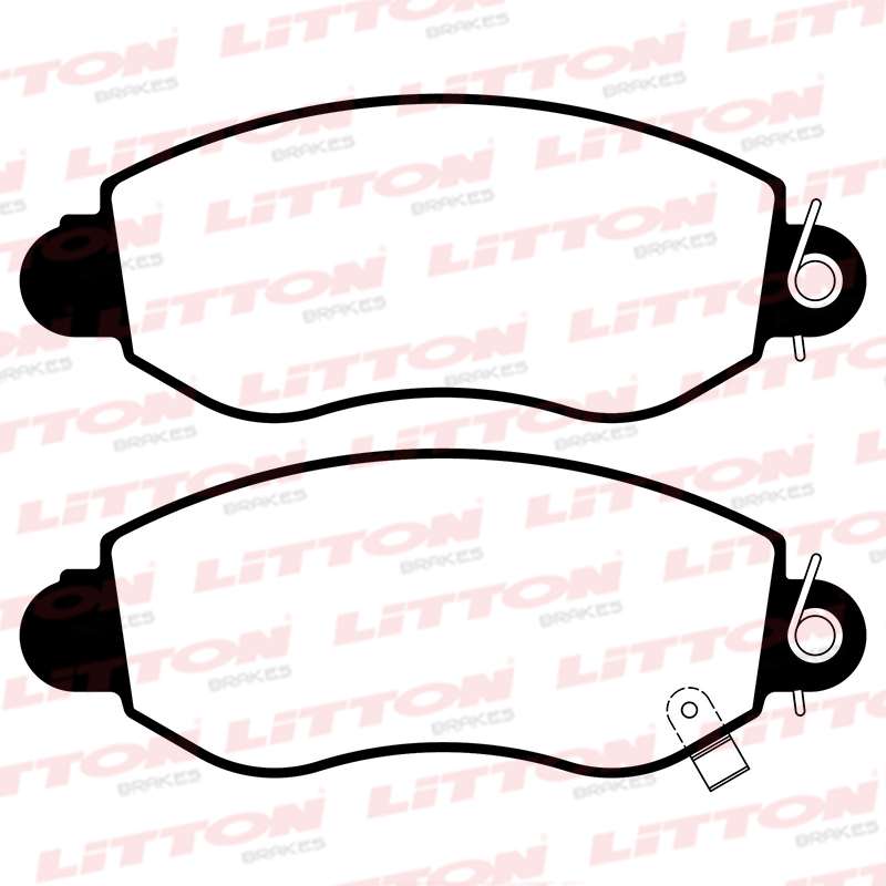 LITTON PASTILLAS FRENO TRANSIT 3.0 RODADO 16'' 2000> (POSICION 0621)