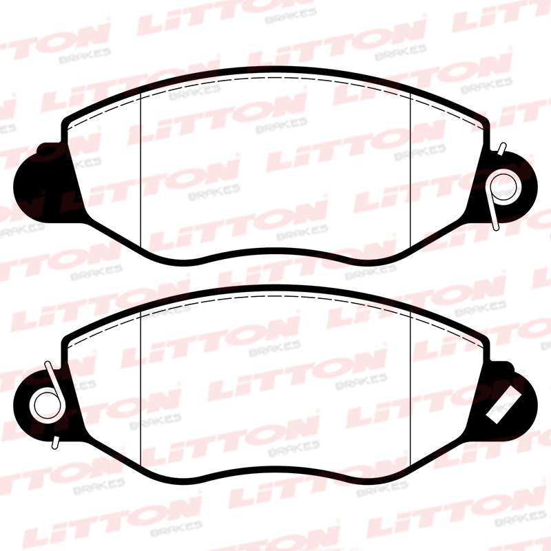 LITTON PASTILLAS FRENO TRANSIT 2.0D-2.0TD 04/06  (POSICION 0000)