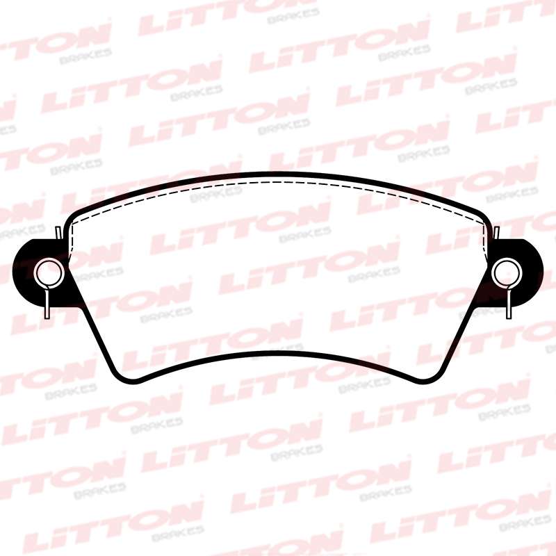 LITTON PASTILLAS FRENO P 206 GTI 2000> P 306 - XSARA 2.0  (POSICION 0629)