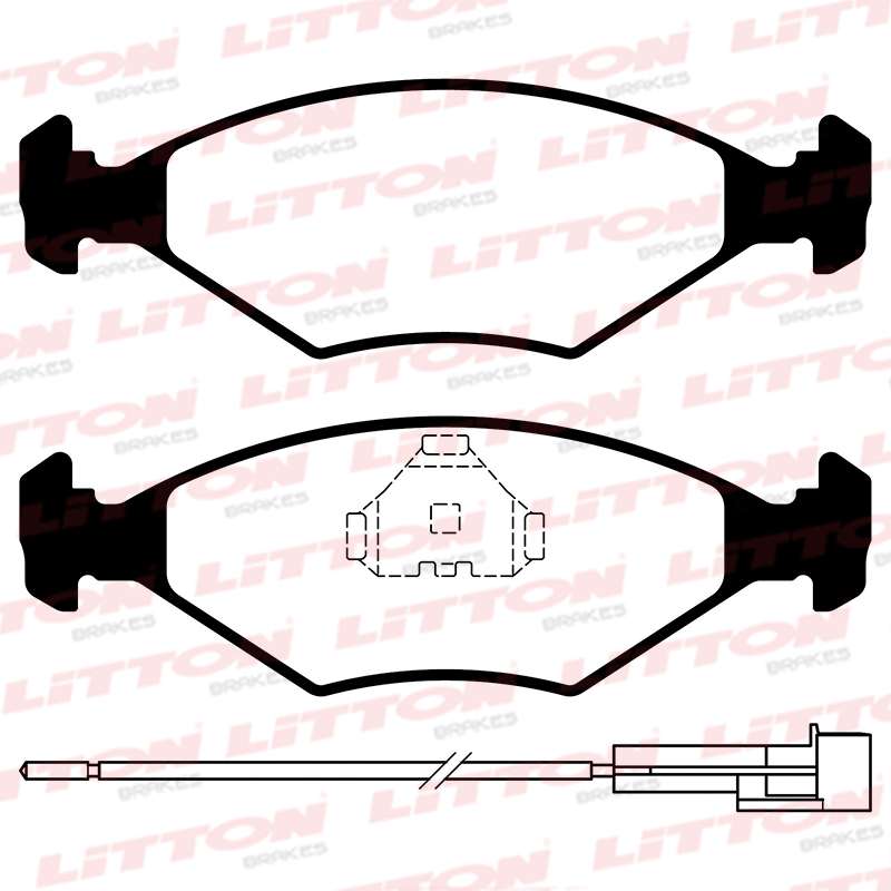 LITTON PASTILLAS FRENO PALIO - SIENA 1997>  (POSICION 0644)