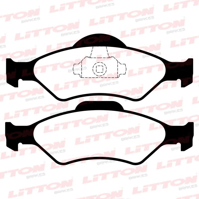 LITTON PASTILLAS FRENO HONDA FIT 2003  (POSICION 0619B)