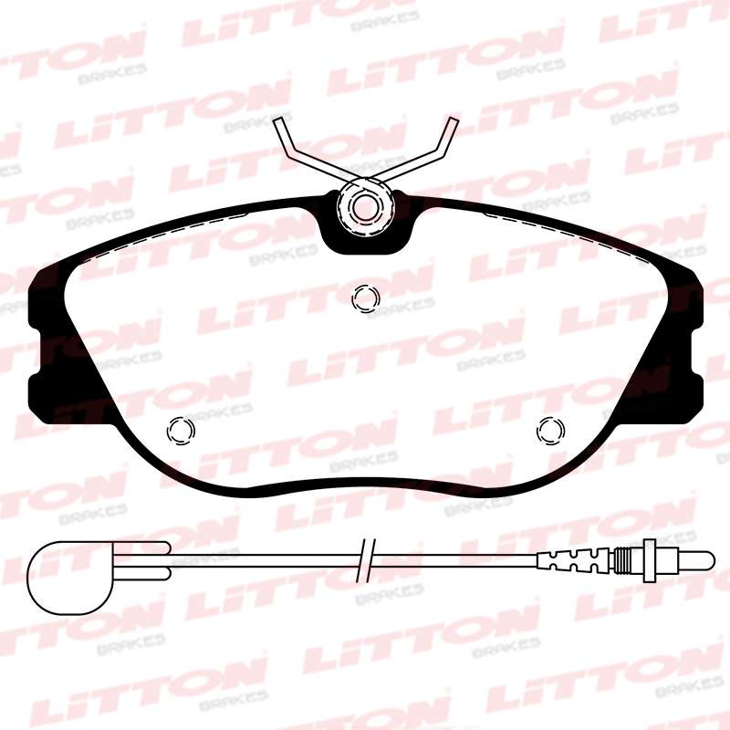 LITTON PASTILLAS FRENO DEL. CITROEN EVASION 1.9 TD -2.0- 2.1 JUMPY SYNERGIE 1.9 - 2.0- 2.1 FIAT SCUDO ULYSSE 220 PEUGEOT 306 GTI 806 1.9 TD- 2.0- 2.1 