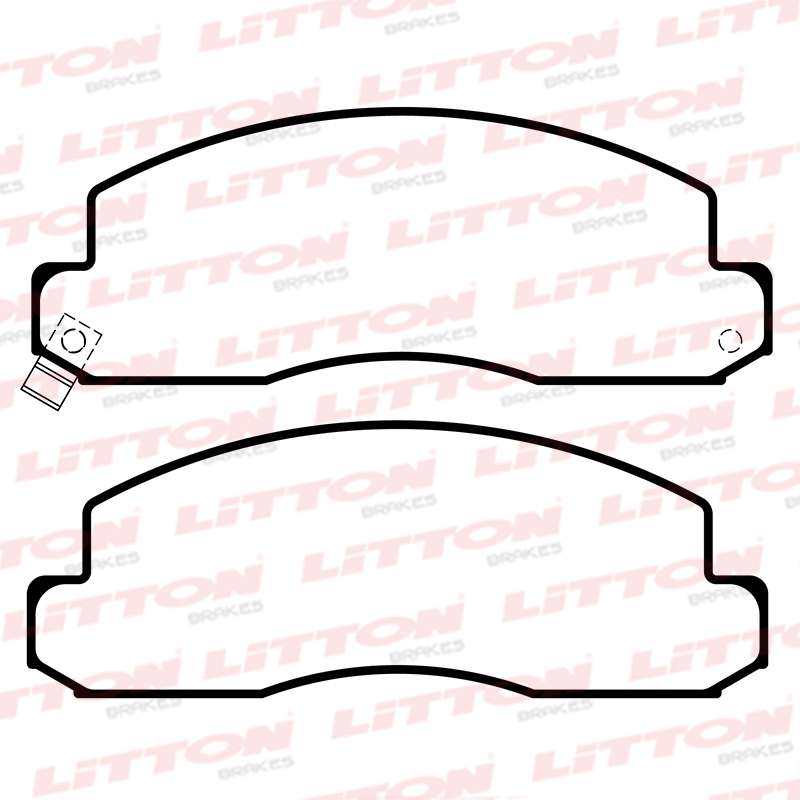 LITTON PASTILLAS FRENO TOYOTA COASTER-DYNA 3400 (PD/781 FRASLE) (POSICION 0250)