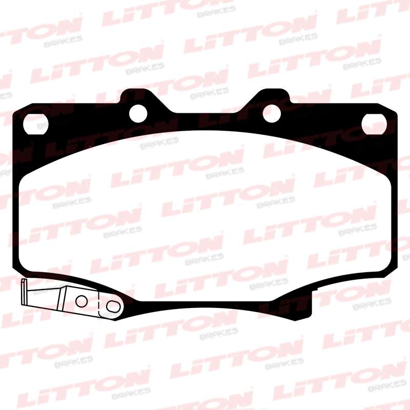 LITTON PASTILLAS FRENO TOYOTA HILUX 2005> CRUISER 4X4 (POSICION 0496)