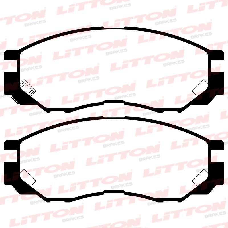 LITTON PASTILLAS FRENO DEL. MITSUBISHI L200 L300 2.0 - 2.5D 4WD L400 