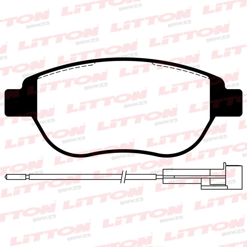 LITTON PASTILLAS FRENO PUNTO 09>STILO- FIAT 500-MEGANE II  /GRAND SCENIC (POSICION 0737)