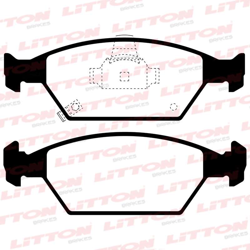 LITTON PASTILLAS FRENO DEL. HONDA CITY 1.5 FIT LX/LXL 1.4- 1.5 16V 