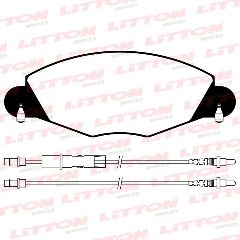LITTON PASTILLAS FRENO DEL. CITROEN C5 2.0 16V- 2.2 HDI- 3.0 V6