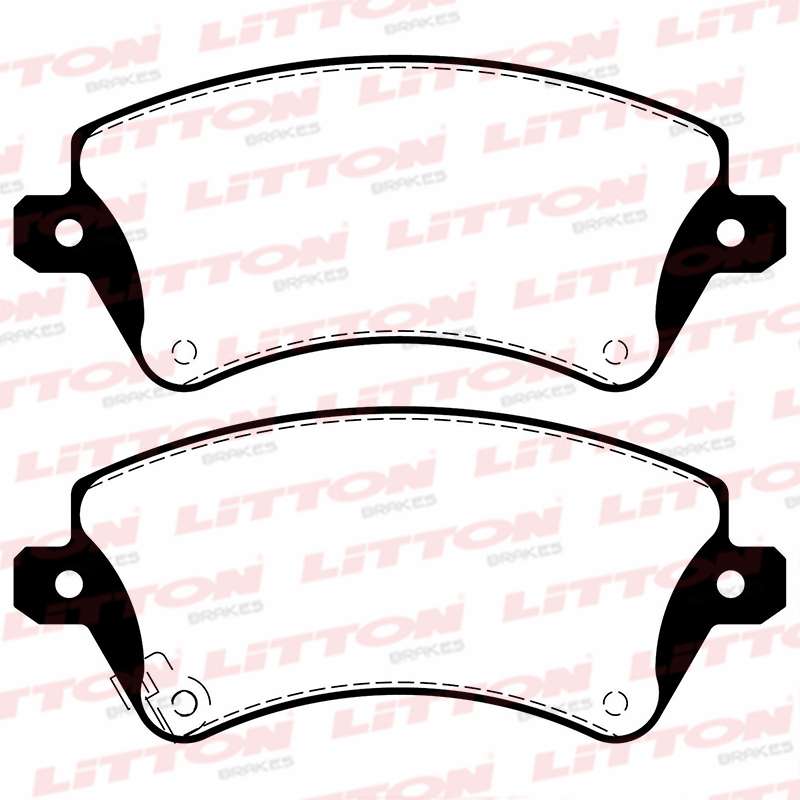 LITTON PASTILLAS FRENO DEL. TOYOTA AVENSIS COROLLA 1.6-1.8- 2.0 LAND CRUISER 