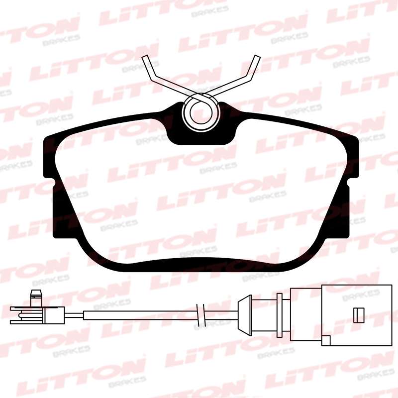 LITTON PASTILLAS FRENO TRAS. FORD GALAXY SEAT ALHAMBRA VW CARAVELLE T4 2.4- 2.5- 2.8 SHARAN 1.9- 2.0- 2.8  TRANSPORTER