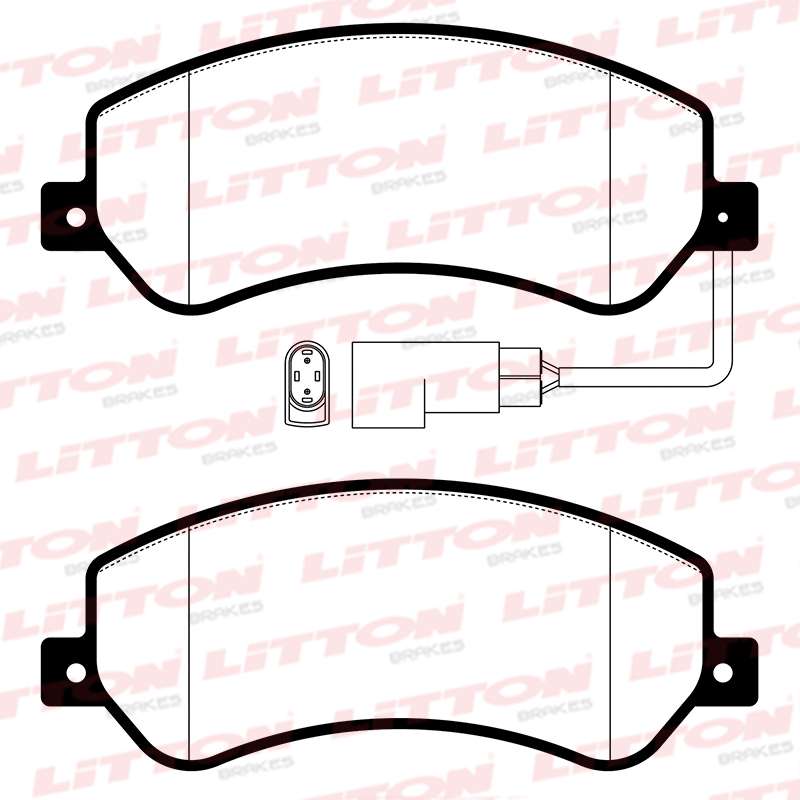 LITTON PASTILLAS FRENO TRANSIT 06/08 (POSICION 1110)