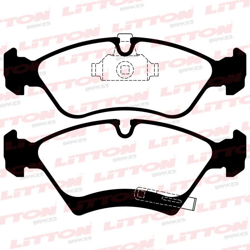 LITTON PASTILLAS FRENO MERIVA 1.8 14''- ZAFIRA 2003> 14 (POSICION 0738)