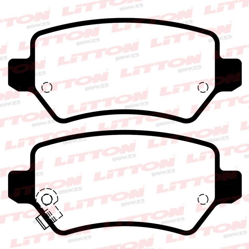 LITTON PASTILLAS FRENO TRAS. CHEVROLET ASTRA CORSA MERIVA 1.4- 1.6- 1.7- 1.8 ZAFIRA 1.8- 2.0- 2.2