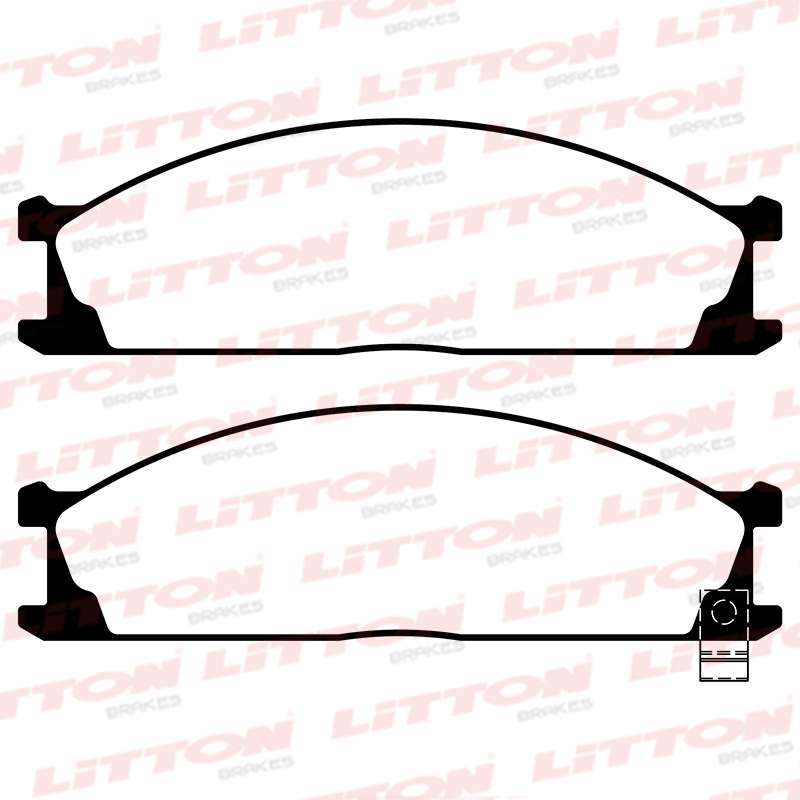 LITTON PASTILLAS FRENO NISSAN PATHFINDER V6 FULL 90/94  /X-TERRA 4X2 03>TERRANO-FRONTIER (POSICION 0168)