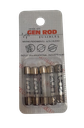 GENROD FUSIBLE CILINDRICO VIDRIO  27MM 14 AMP X100