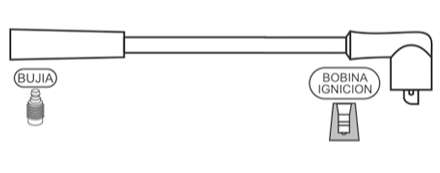 PRESTOLITE CABLE BUJIA FIESTA CL <1996