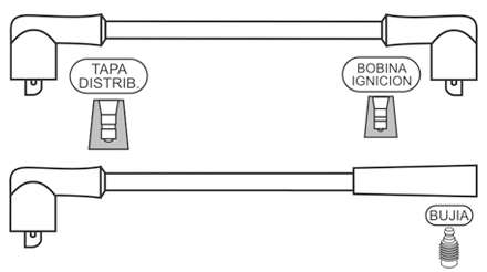 PRESTOLITE CABLE BUJIA R 18 TL 1.6 1985/1992