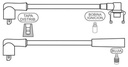 [1031.0648] PRESTOLITE CABLE BUJIA R 12 1.4 1.6 1994> B.EPOXI