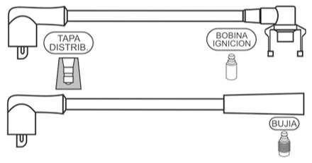 PRESTOLITE CABLE BUJIA R 9 1.6 1994> B.EPOXI B.LARGO