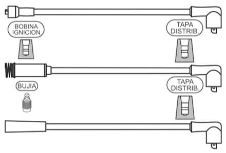 PRESTOLITE CABLE BUJIA MONZA-KADETT-IPANEMA 1.6-1.8-2.0 1992> DIN