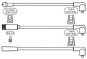 [1060.0648] PRESTOLITE CABLE BUJIA MONZA-KADETT-IPANEMA 1.6-1.8-2.0 1992> DIN