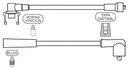 [1066.0648] PRESTOLITE CABLE BUJIA R 9 1.6 1993> CABLE BOBINA LARGO