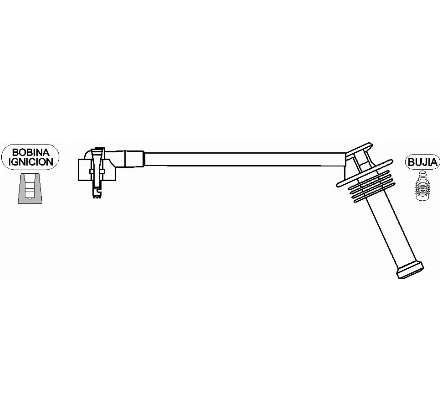 PRESTOLITE CABLE BUJIA ESCORT LX-CLX 16V-MONDEO M.ZETEC 1997>