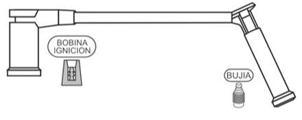 PRESTOLITE CABLE BUJIA FIESTA-COURRIER 1.4-1.6-1.8 16V ZETEC