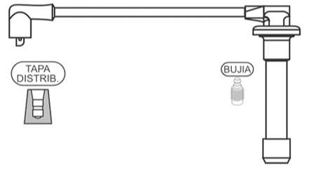 PRESTOLITE CABLE BUJIA HONDA CIVIC-ACCORD 1.5-1.6 92/95